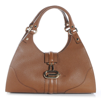Gucci Leather Medium Bardot Brown 1 of 7