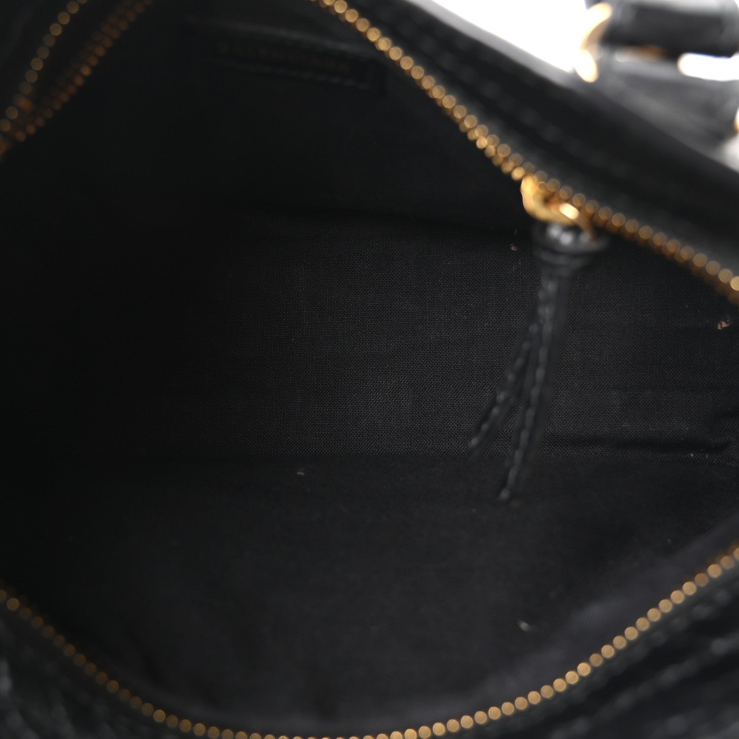 Balenciaga Calfskin Crocodile Embossed Gold Metallic Edge Hardware Mini City Black 5 of 10