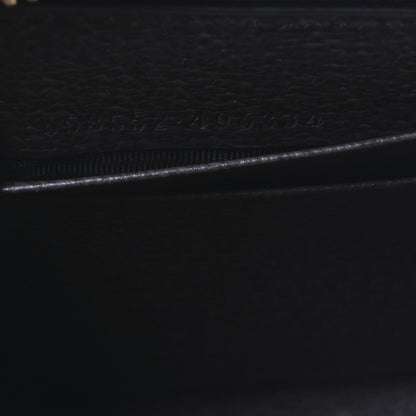Gucci GG Supreme Monogram Textured Dollar Calfskin Web Ophidia Zip Around Card Case Wallet Beige Ebony New Acero 7 of 9