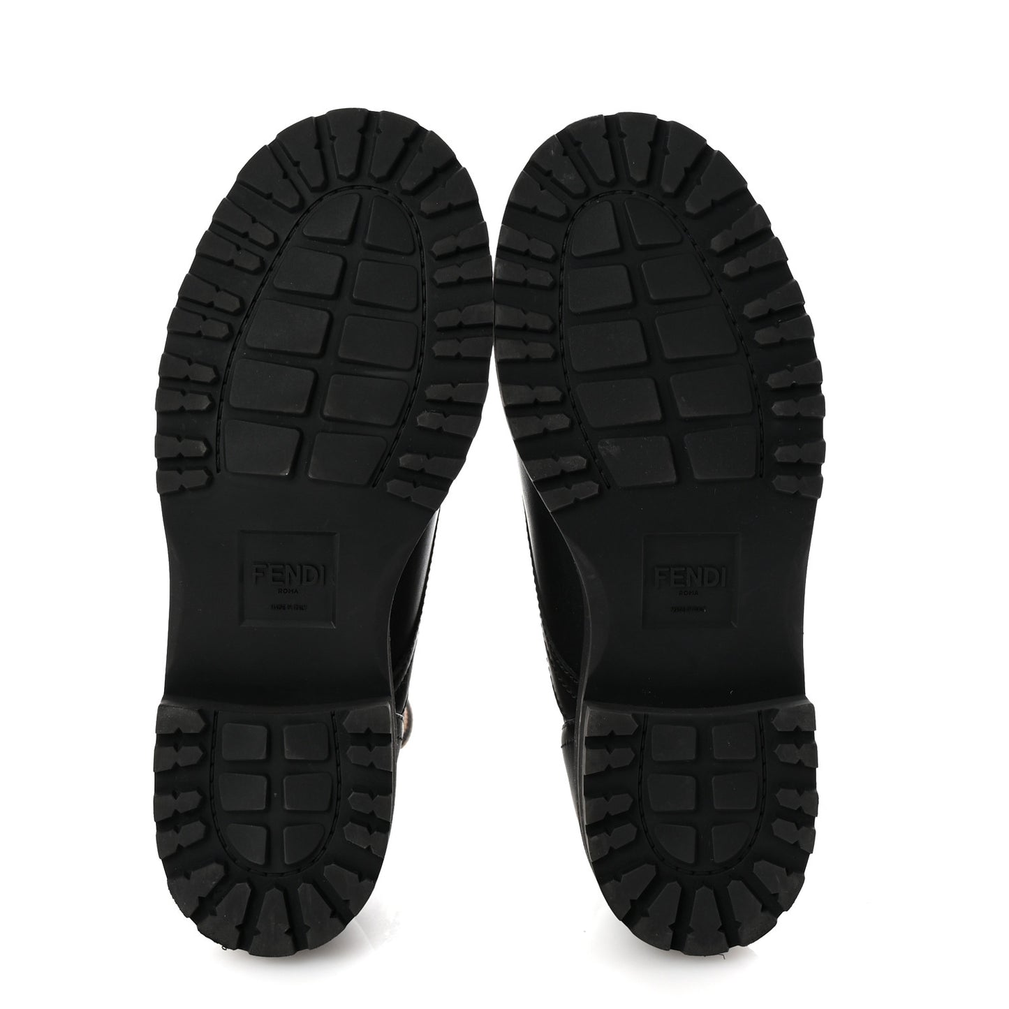 Calfskin Stretch Fabric FF Rockoko Biker Boots 7 Black Tobacco