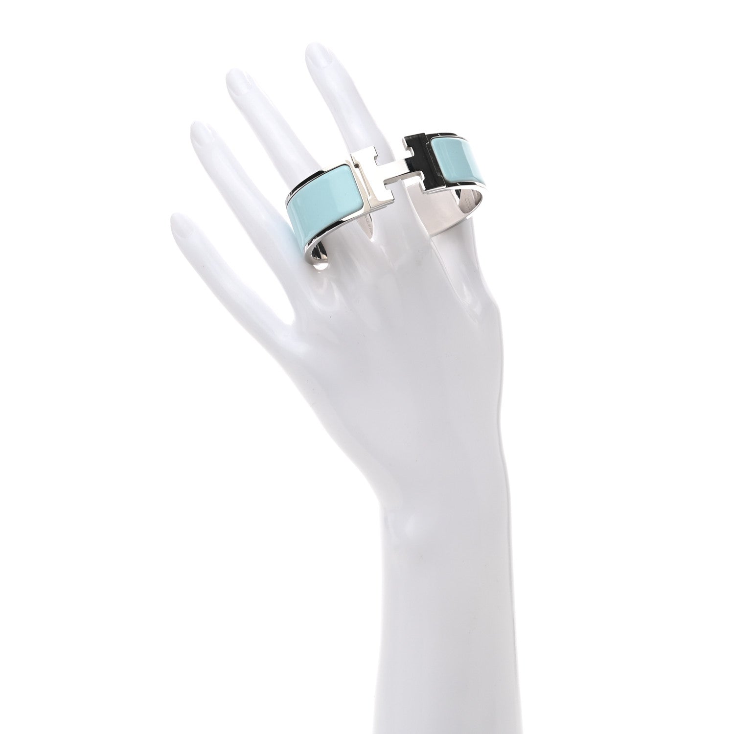 Hermes Enamel Wide Clic Clac H Bracelet GM 2 of 4