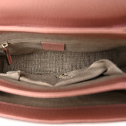 Gucci Dollar Calfskin Interlocking G Top Handle Shoulder Bag Soft Pink 5 of 11