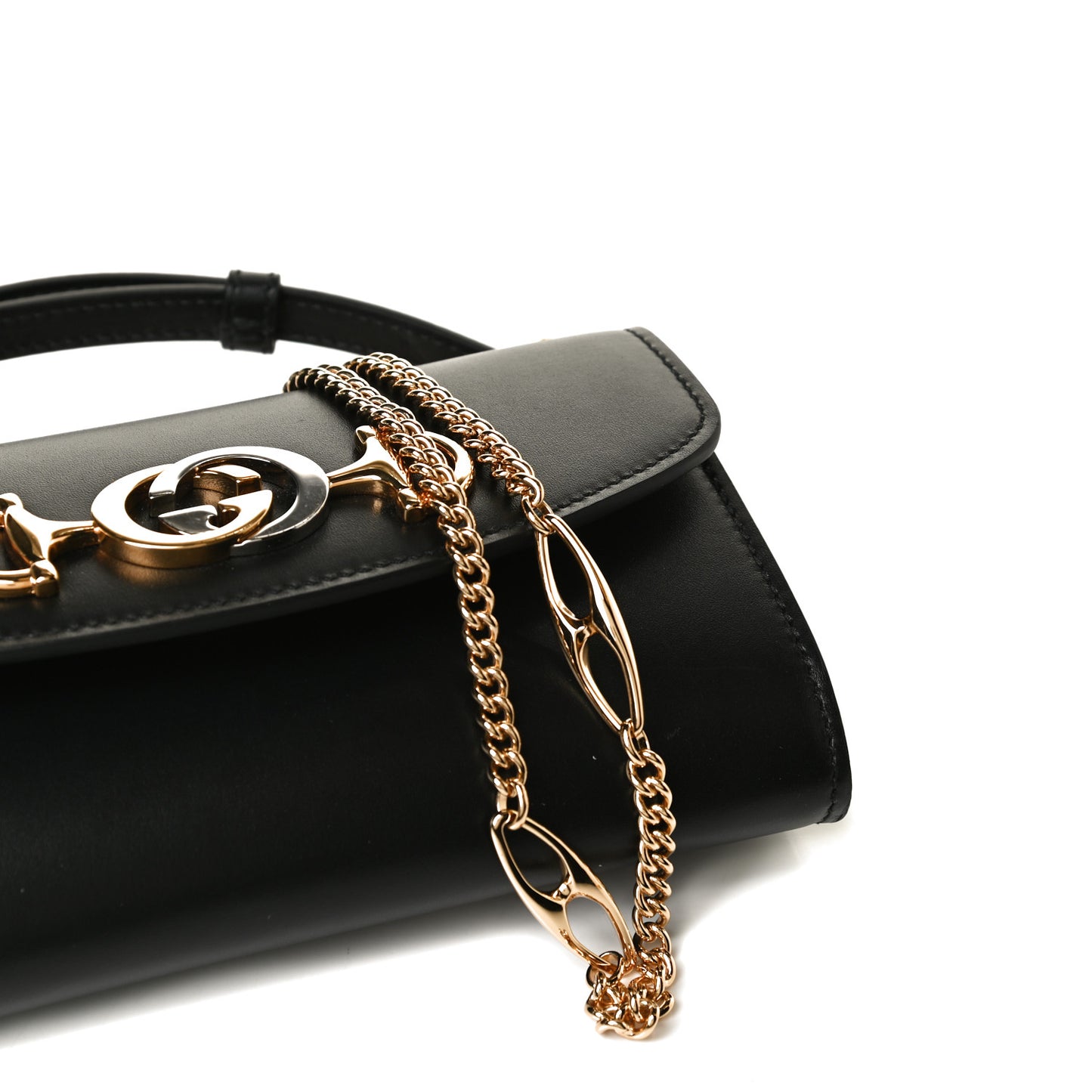 Smooth Calfskin Mini Zumi Shoulder Bag Black