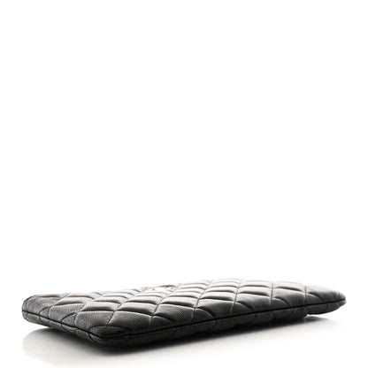 Chanel Caviar Quilted Small Zipped Pouch Black 4 of 8