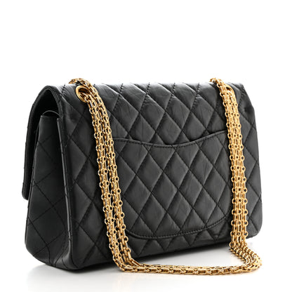 Chanel Aged Calfskin Quilted 2.55 Reissue 226 Flap Black 2 of 10