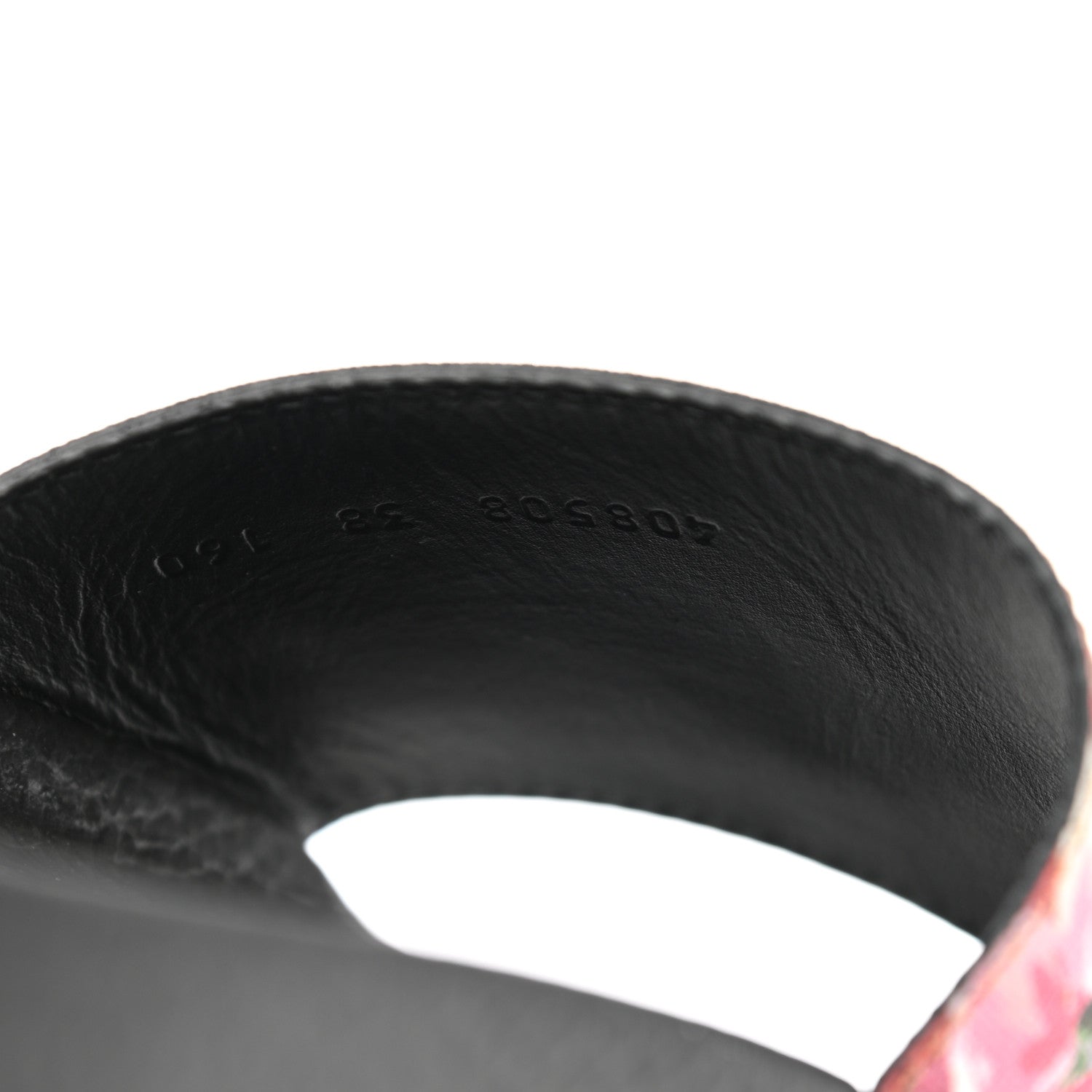 Gucci GG Supreme Monogram Blooms Slide Sandals 38 Beige Multicolor 8 of 8