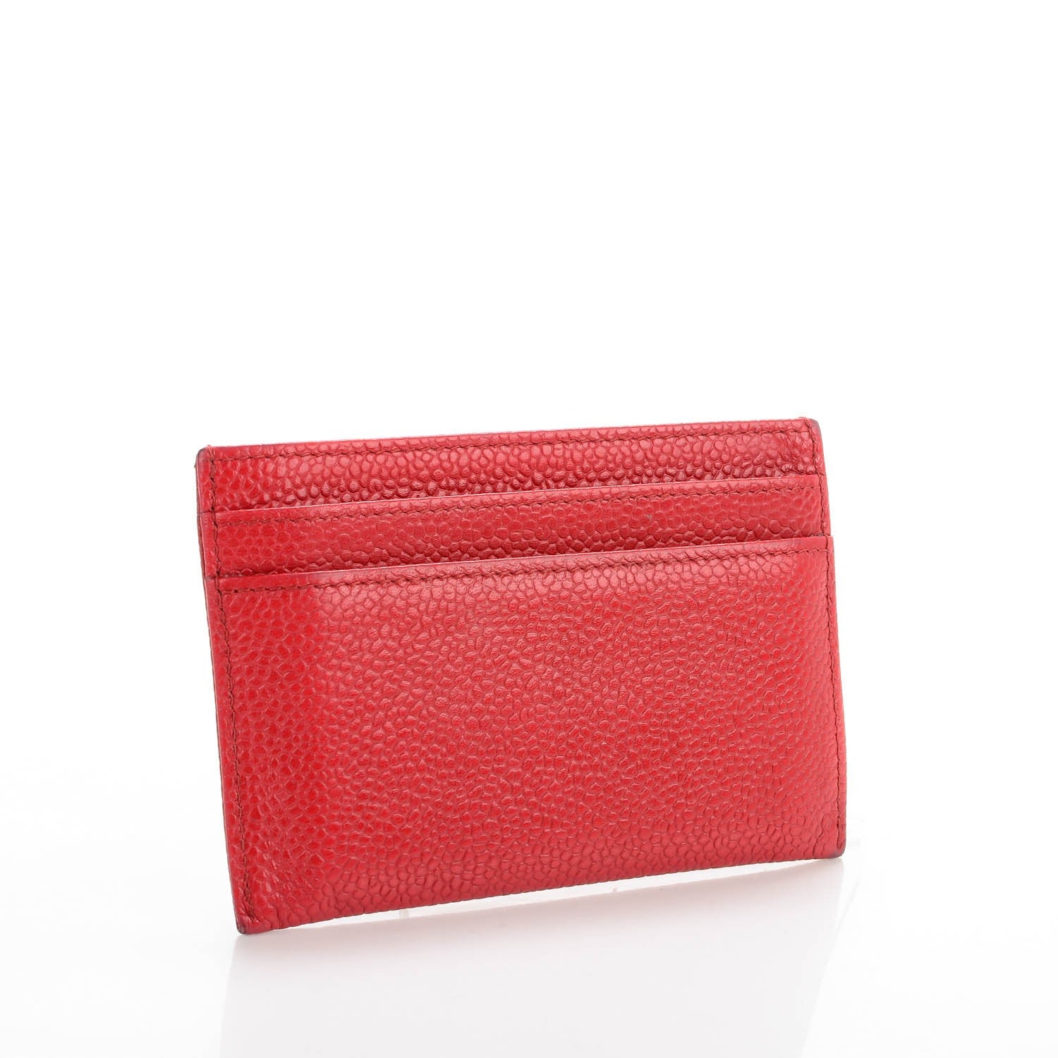Chanel Caviar Timeless CC Card Holder Red 3 of 9
