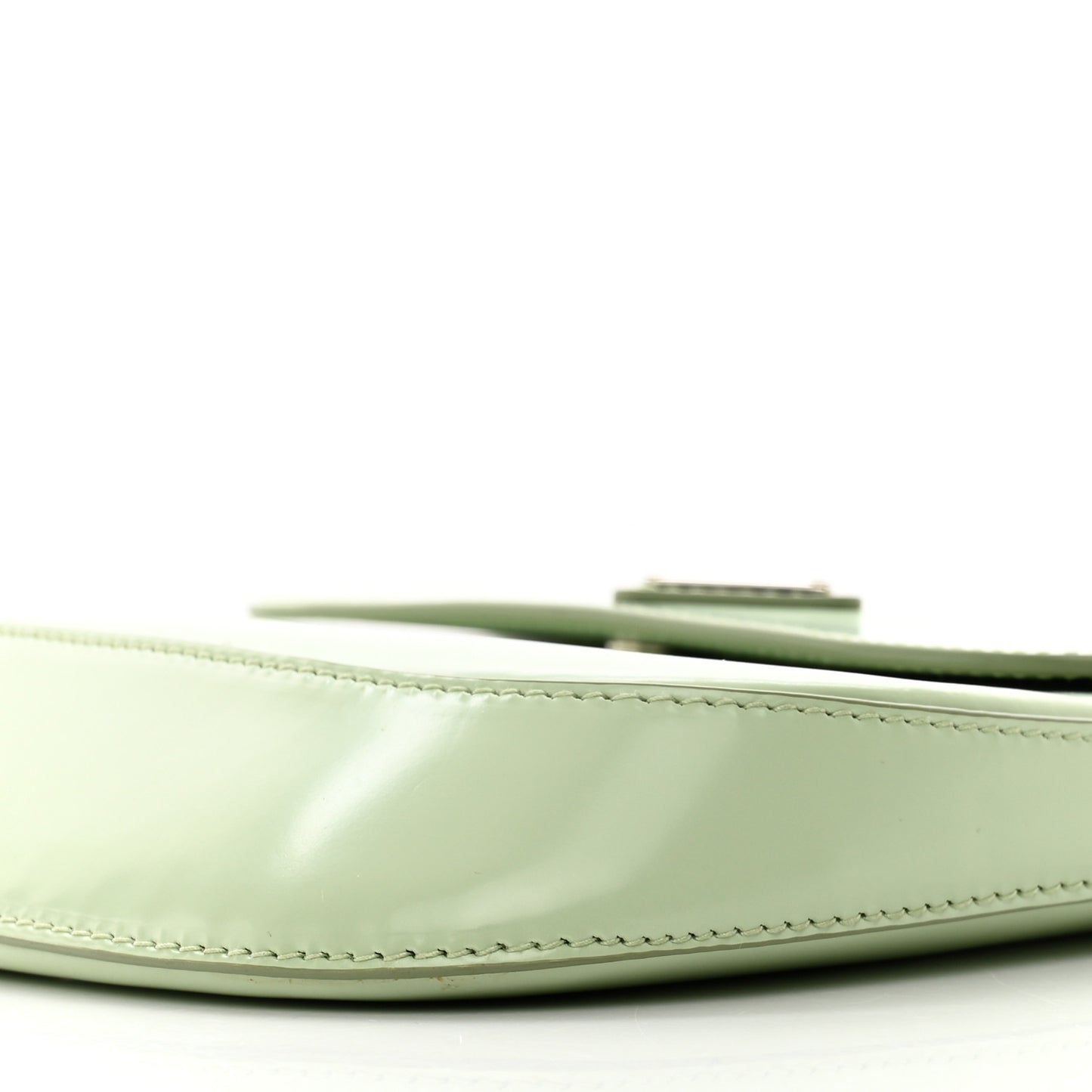 Spazzolato Cleo Flap Shoulder Bag Acqua