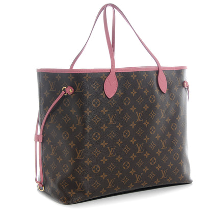 Louis Vuitton Monogram Articles de Voyage Ikat Neverfull GM Rose Velours 3 of 7
