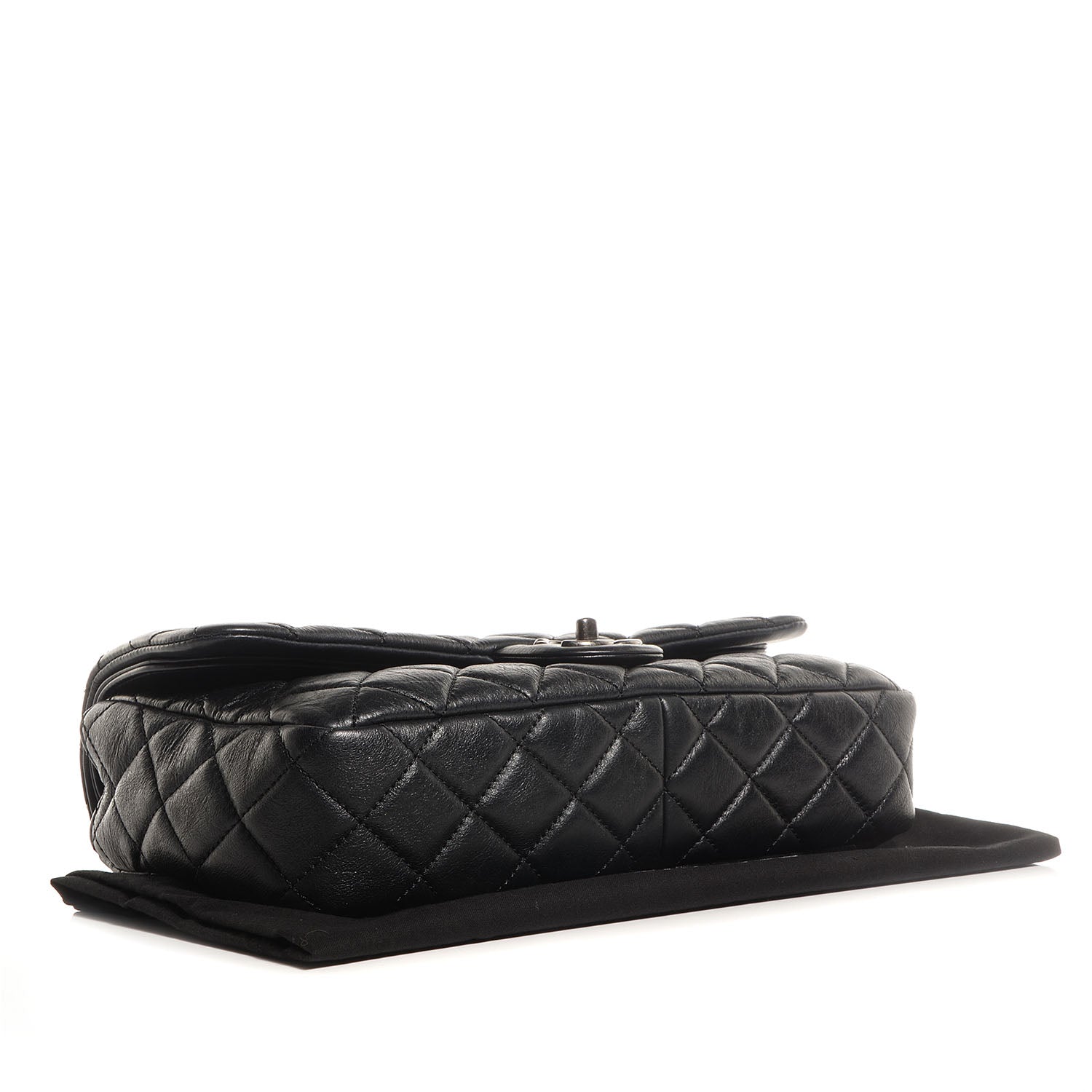 Chanel Calfskin Quilted Large Single Flap Black 4 of 9