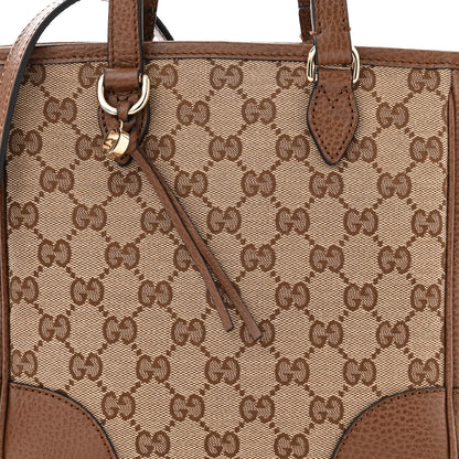 Gucci Monogram Small Bree Tote Beige Tabacco 8 of 10