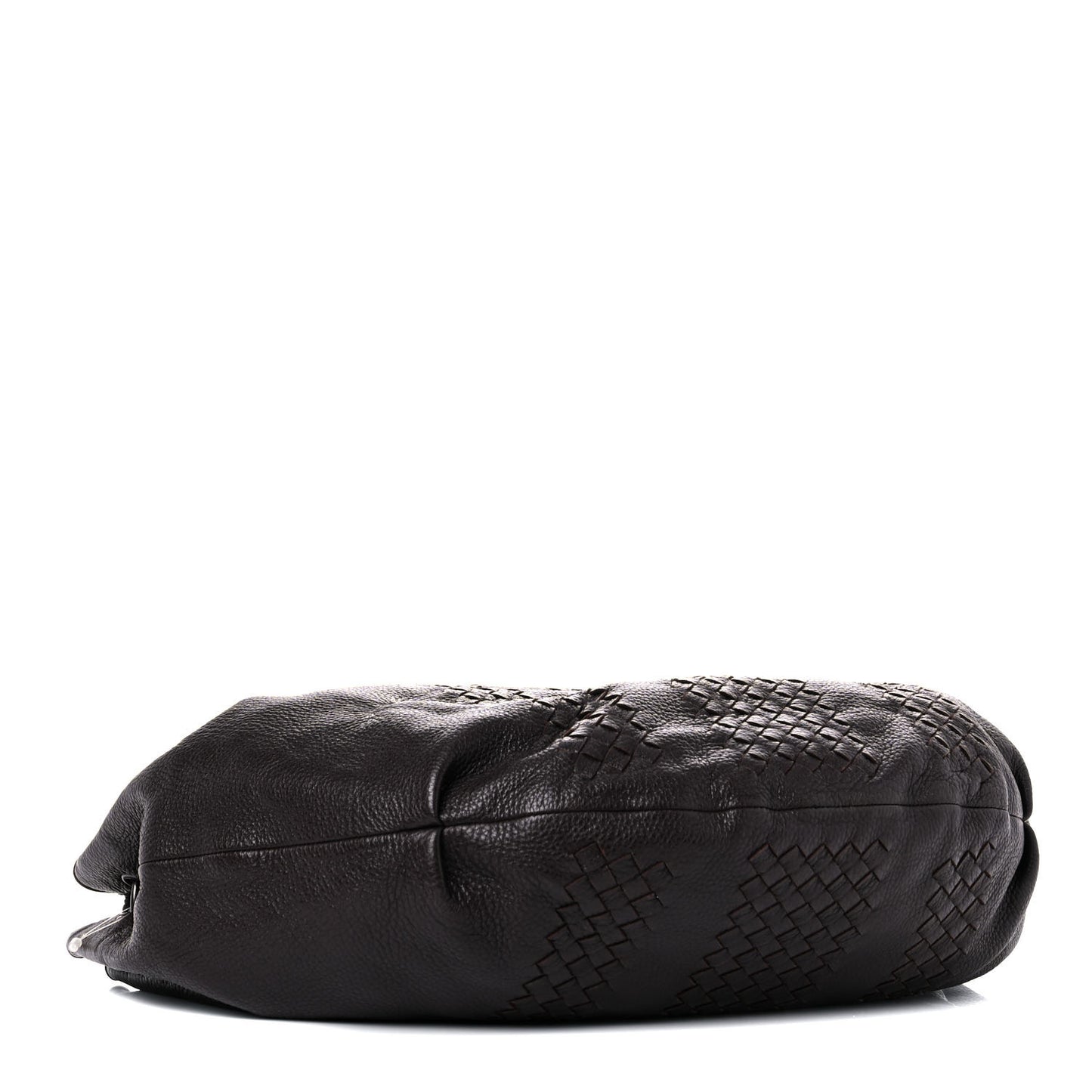 Nappa Intrecciato Veneta Hobo Ebano