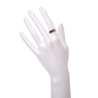 Cartier 18K White Gold 5.5mm LOVE Ring 50 5.25 2 of 6