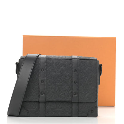 Louis Vuitton Taurillon Monogram Trunk Messenger Black 11 of 11