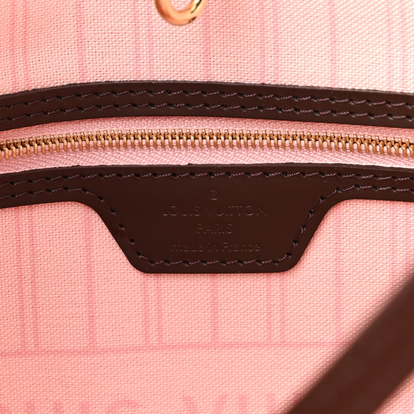 Damier Ebene Neo Neverfull MM Rose Ballerine
