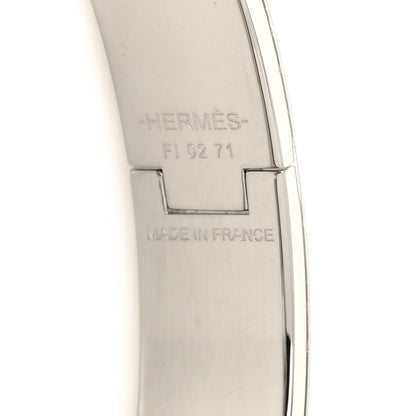 Hermes Enamel Narrow Clic Clac H Bracelet PM Lilas 5 of 6