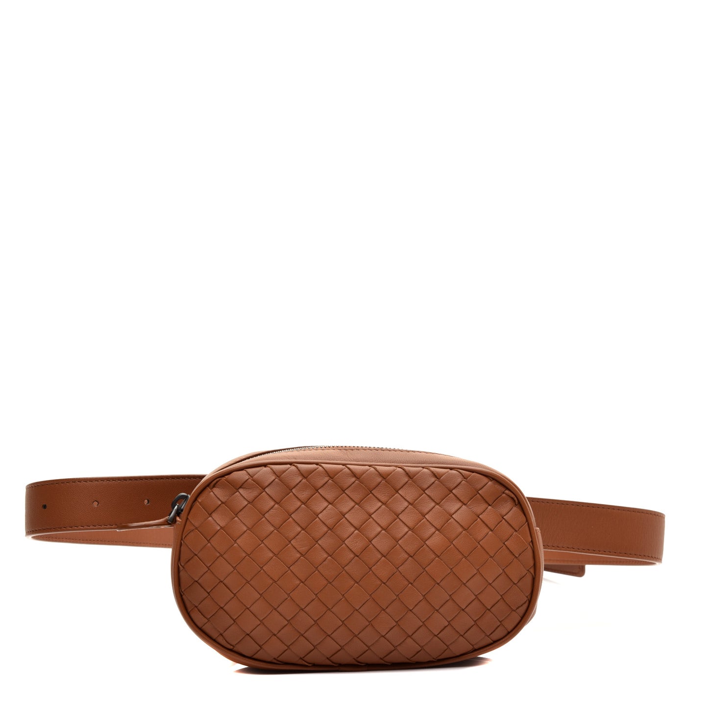 Nappa Intrecciato Belt Bag Noce