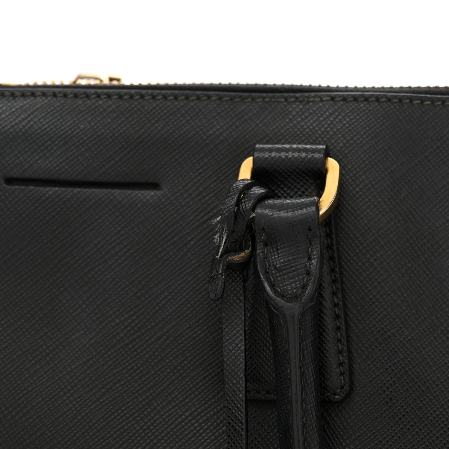 Prada Saffiano Lux Large Galleria Double Zip Black 12 of 15