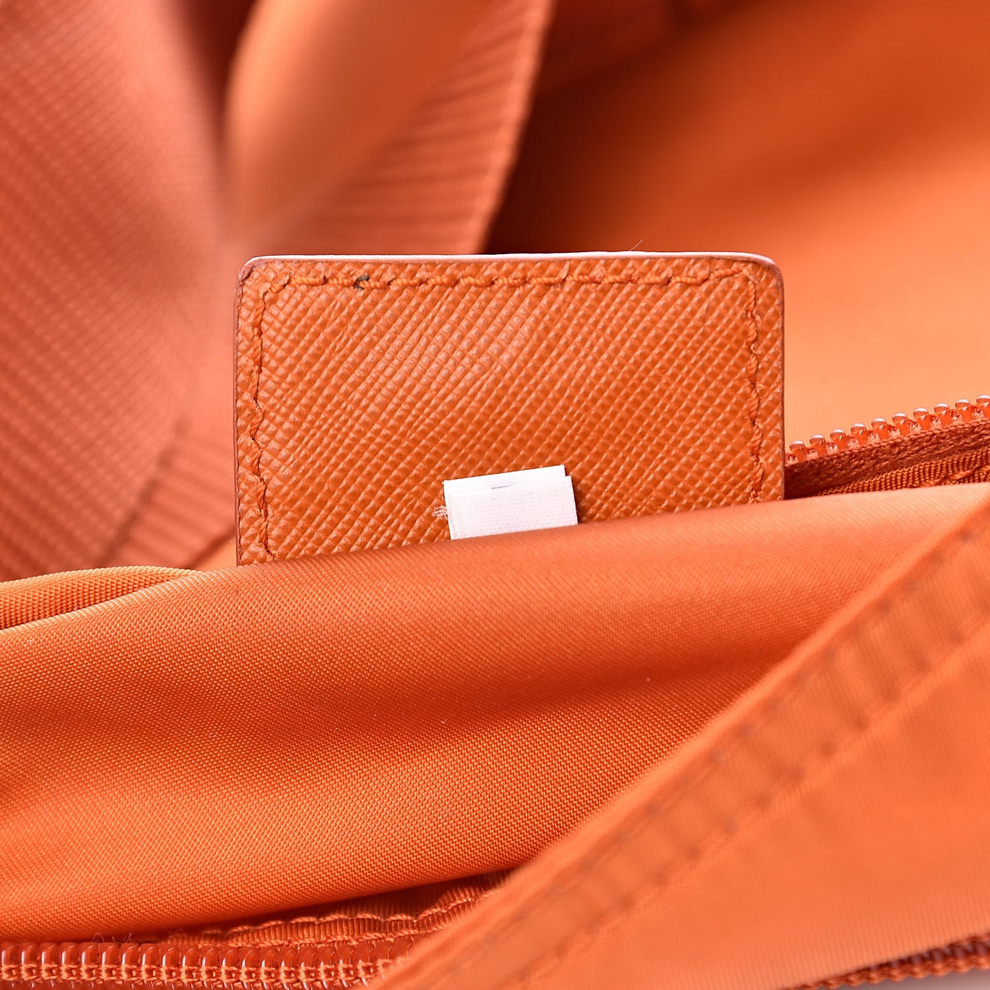 Nylon Vela Flat Messenger Bag Papaya
