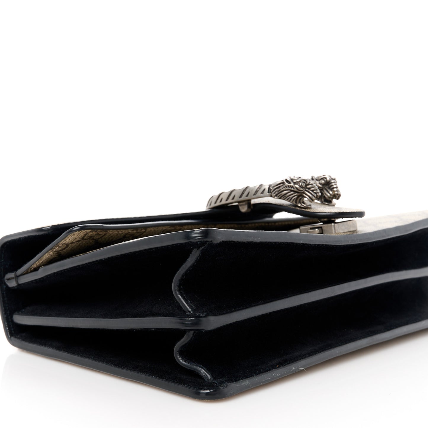 GG Supreme Monogram Small Dionysus Shoulder Bag Black