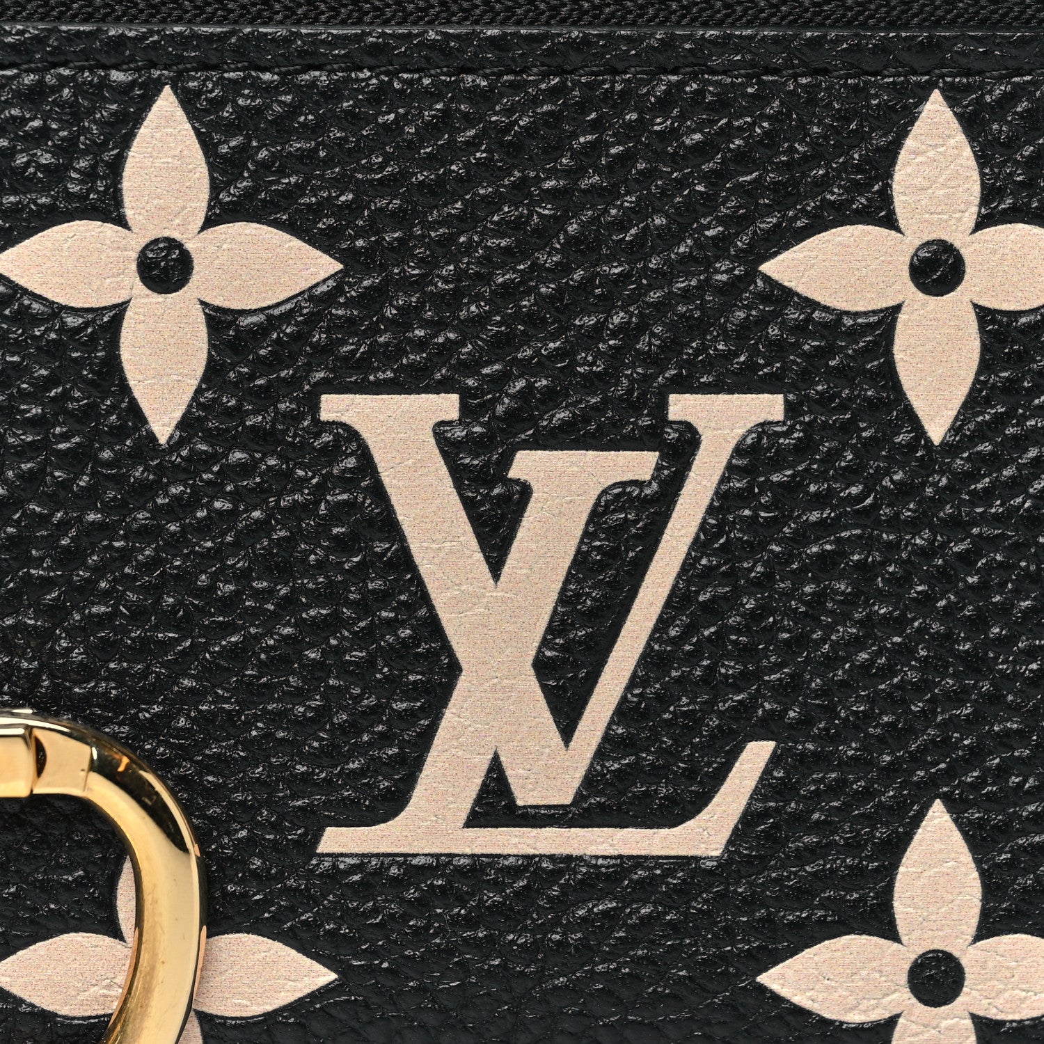 Louis Vuitton Empreinte Monogram Giant Key Pouch Black Beige 7 of 7