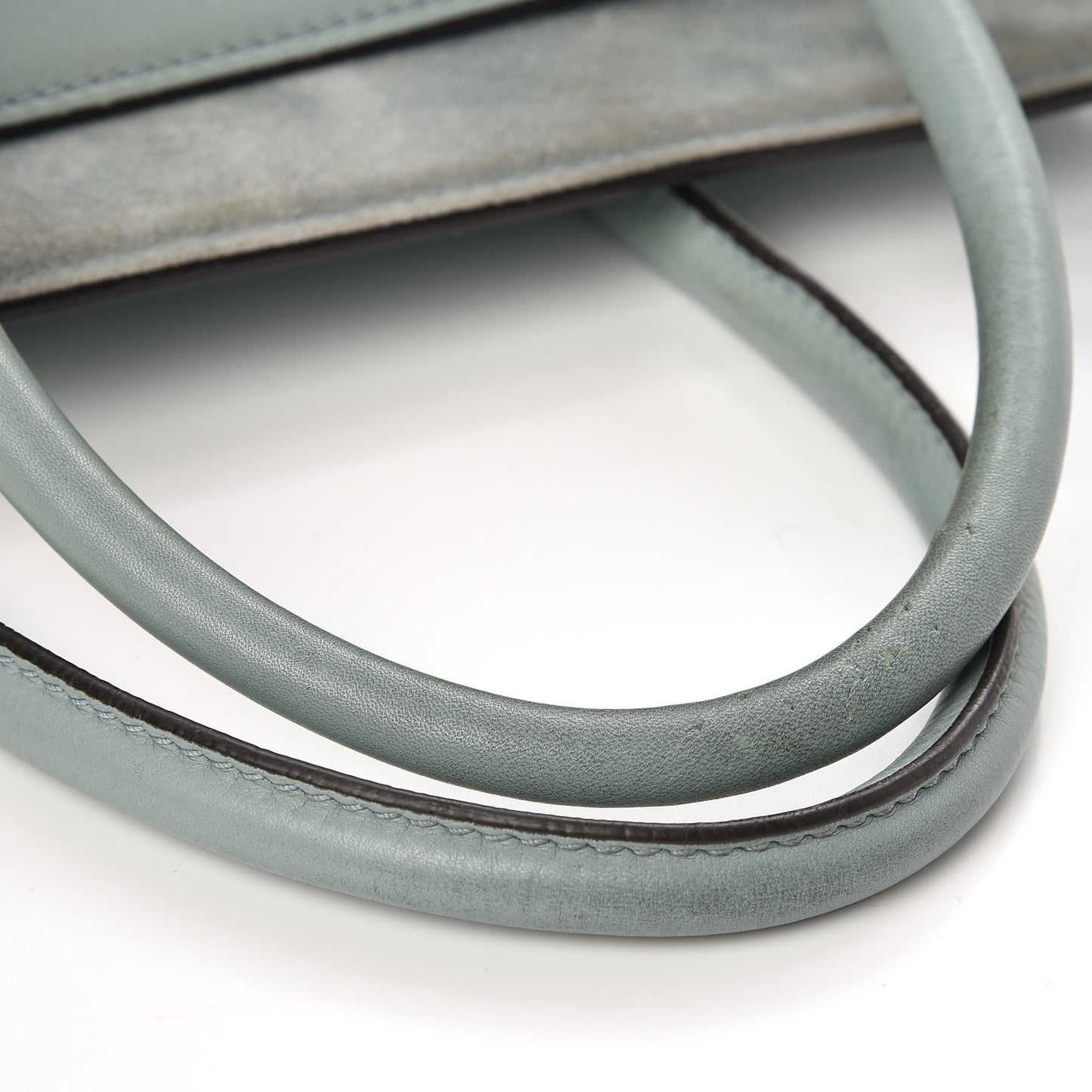 Supple Calfskin Medium Phantom Luggage Glacier