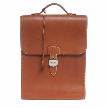 Hermes Natural Barenia Depeche DPLG Shoulder Bag 1 of 8