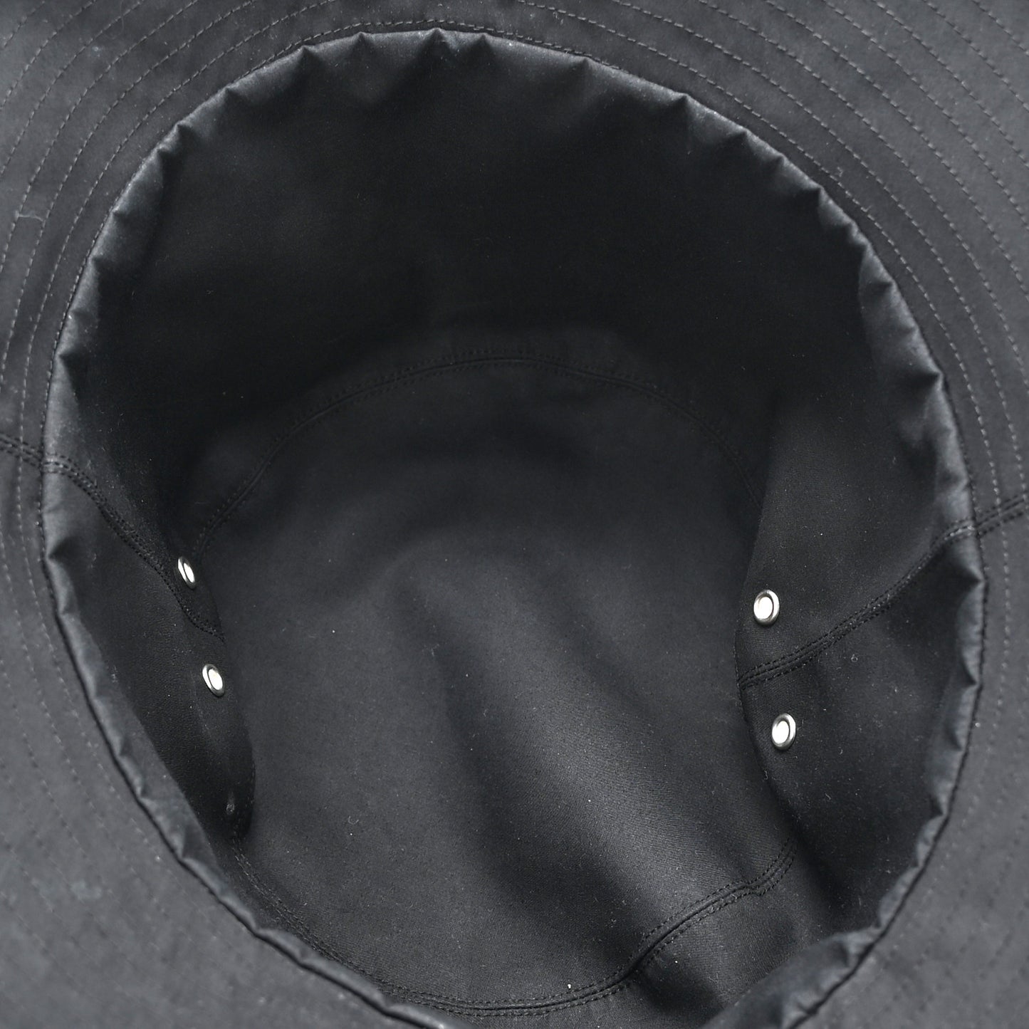 Polyester Cotton Oblique Teddy-D Brim Bucket Hat 58 Black