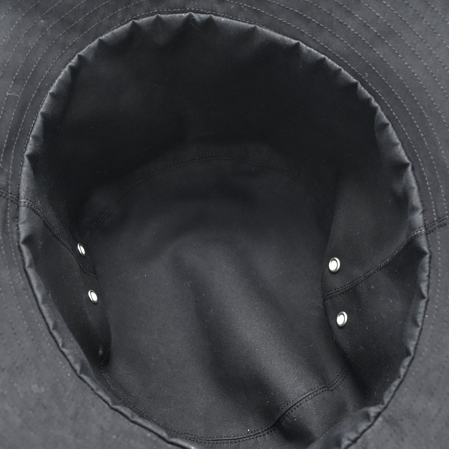 Christian Dior Polyester Cotton Oblique Teddy-D Brim Bucket Hat 58 Black 7 of 8