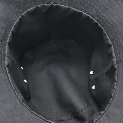 Christian Dior Polyester Cotton Oblique Teddy-D Brim Bucket Hat 58 Black 7 of 8