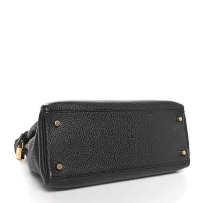 Hermes Taurillon Clemence Kelly Retourne 28 Black 4 of 10