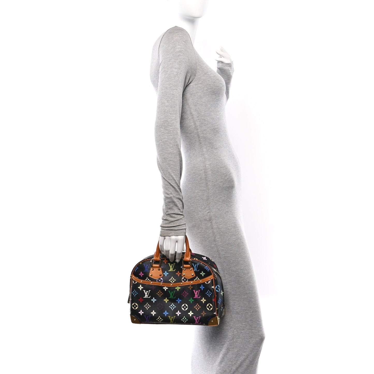 Monogram Multicolor Trouville Black