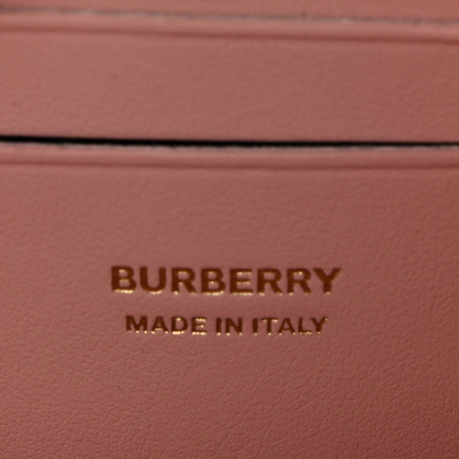Burberry Lambskin Quilted Mini Lola Zip Wallet Dusty Pink 6 of 6