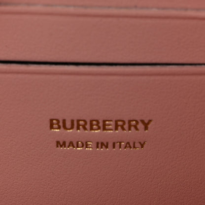 Burberry Lambskin Quilted Mini Lola Zip Wallet Dusty Pink 6 of 6