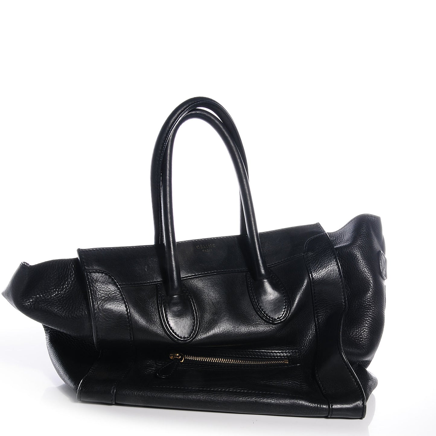 Smooth Calfskin Mini Luggage Black