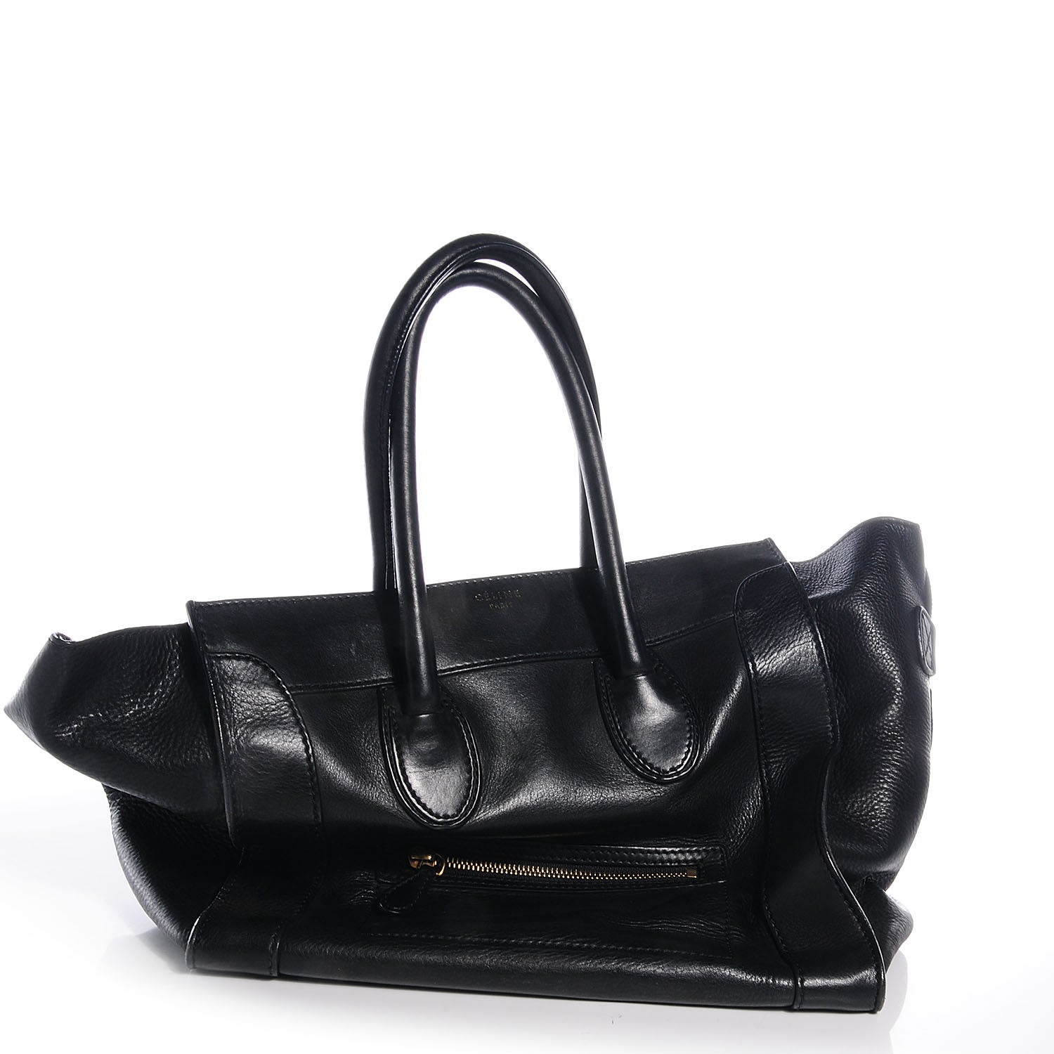 Celine Smooth Calfskin Mini Luggage Black 9 of 9