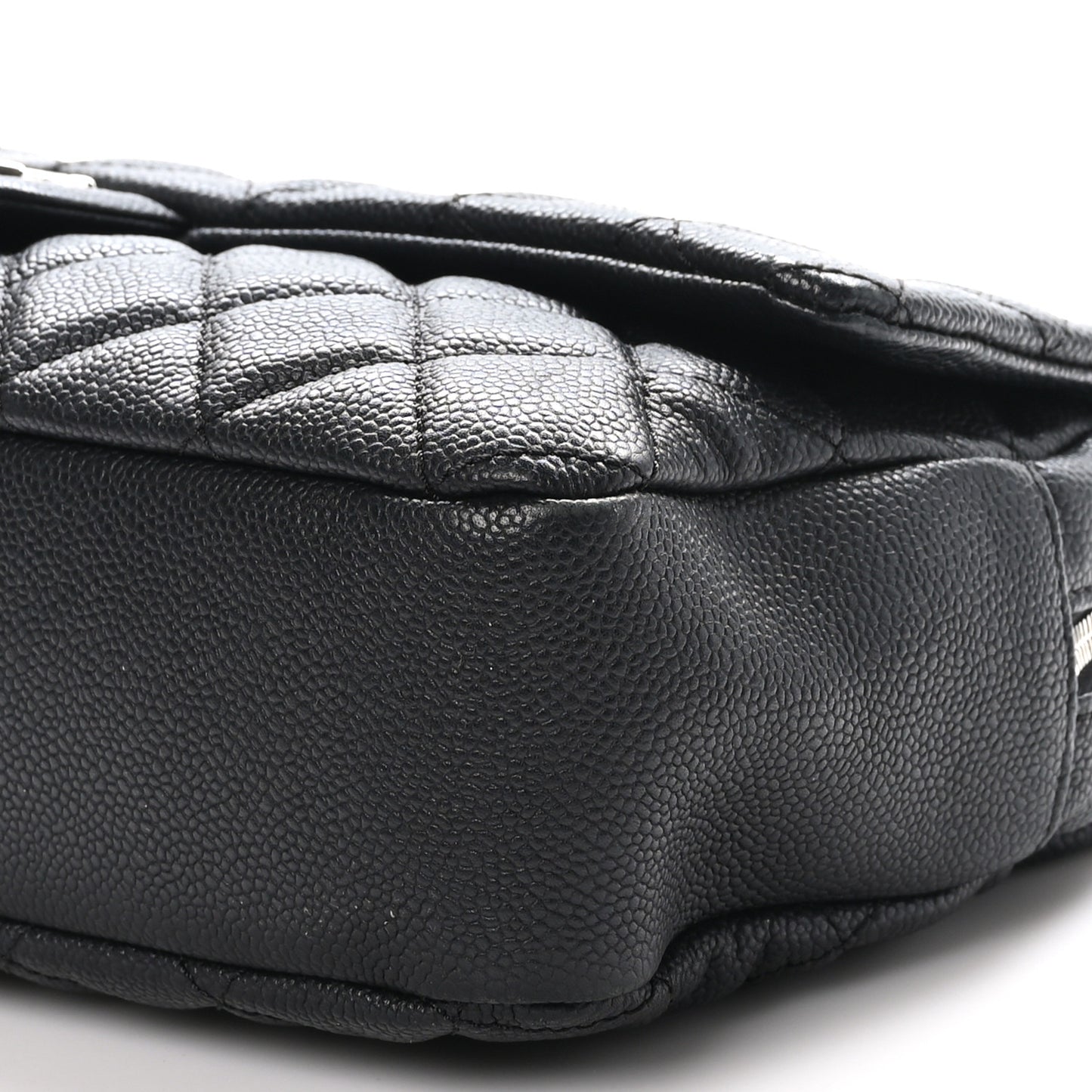 Caviar Quilted Jumbo Easy Flap Black
