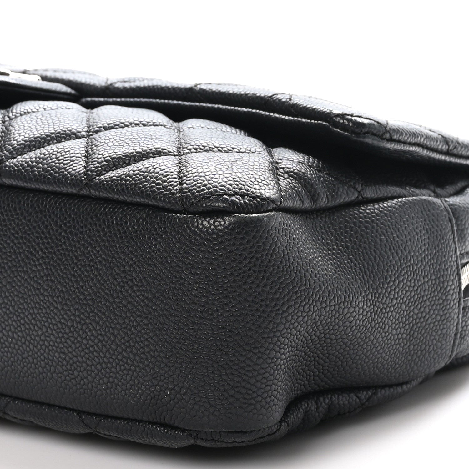 Chanel Caviar Quilted Jumbo Easy Flap Black 10 of 11