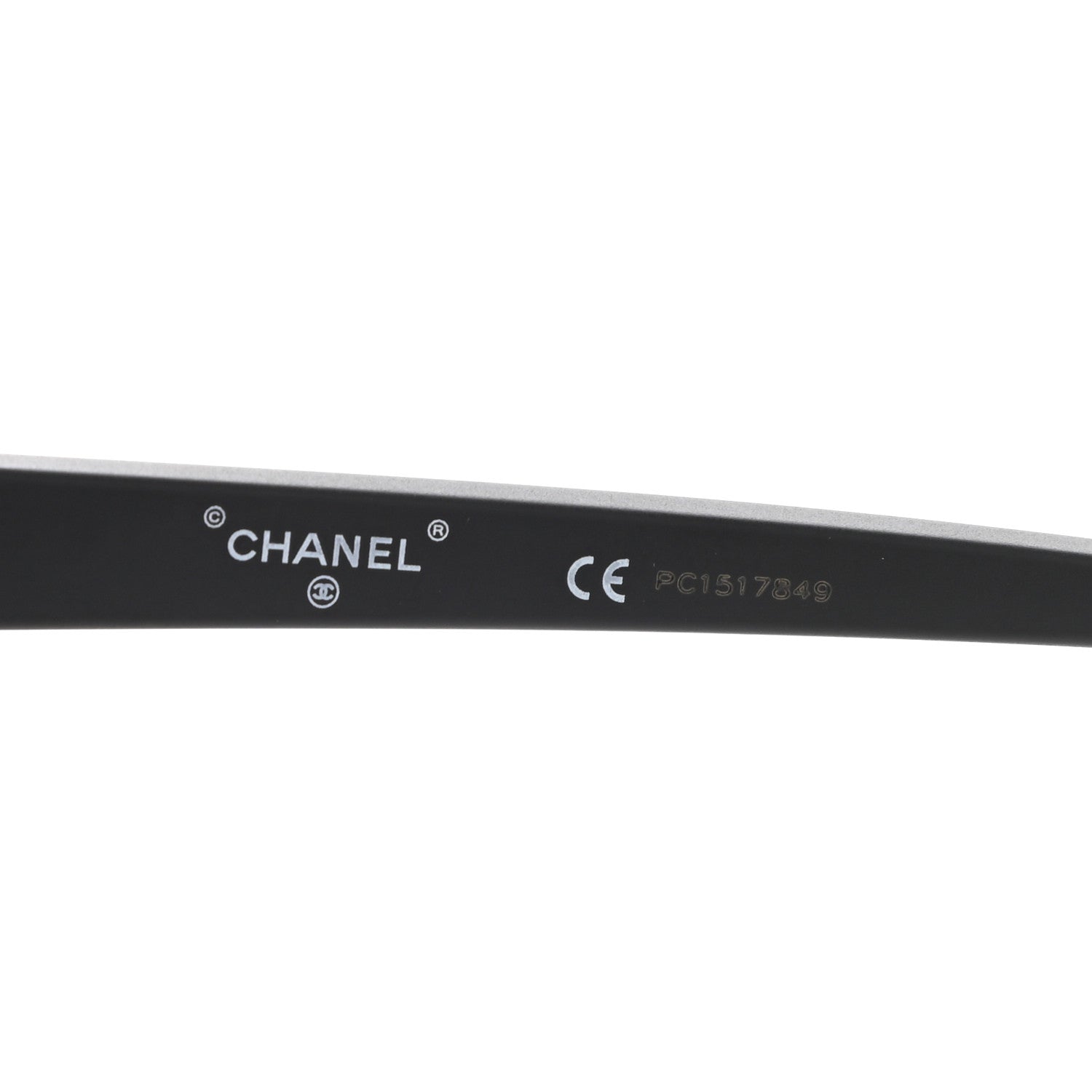 Chanel Acetate Visor Sunglasses 71046 Matte Black 6 of 8