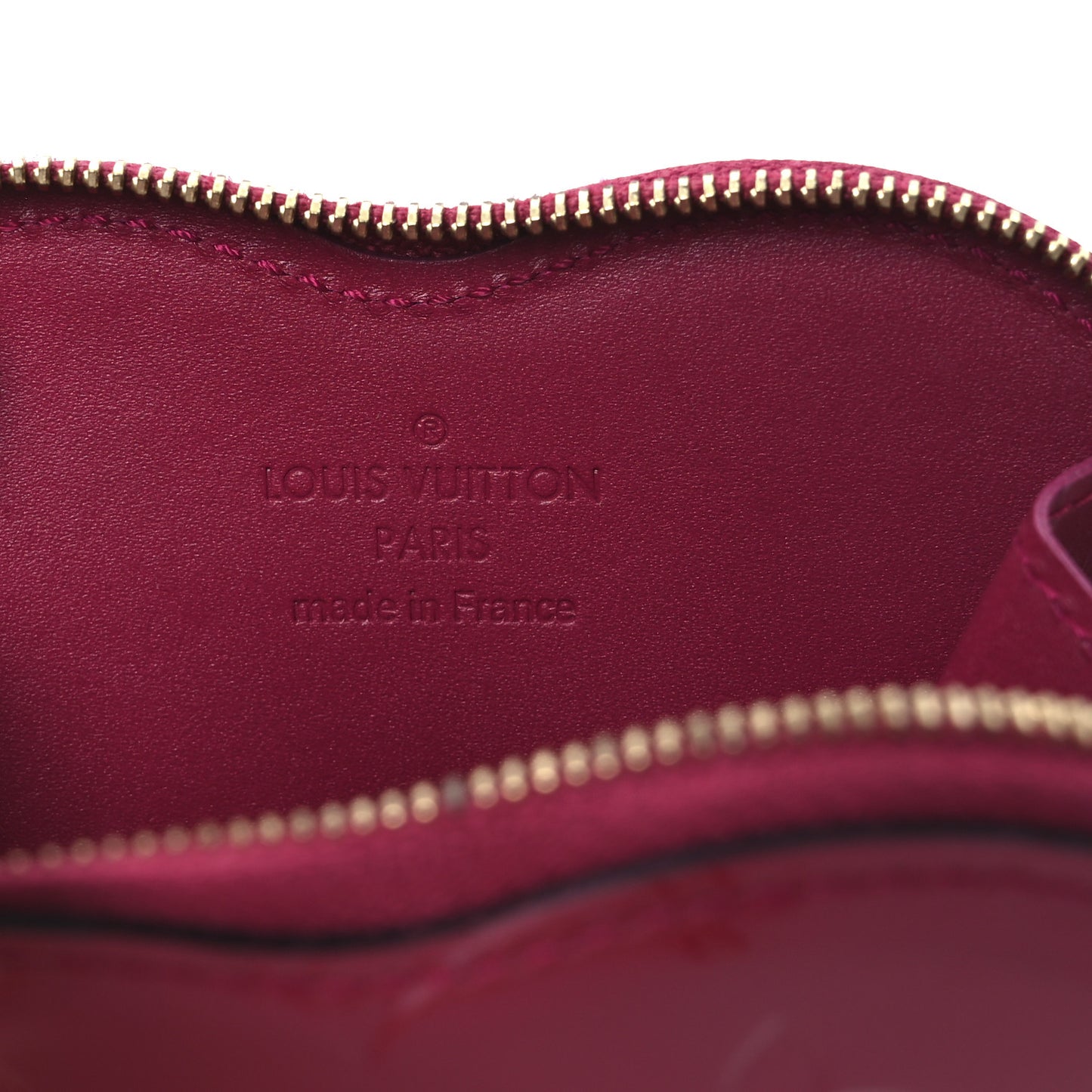 Vernis Heart Coin Purse Rose Indien