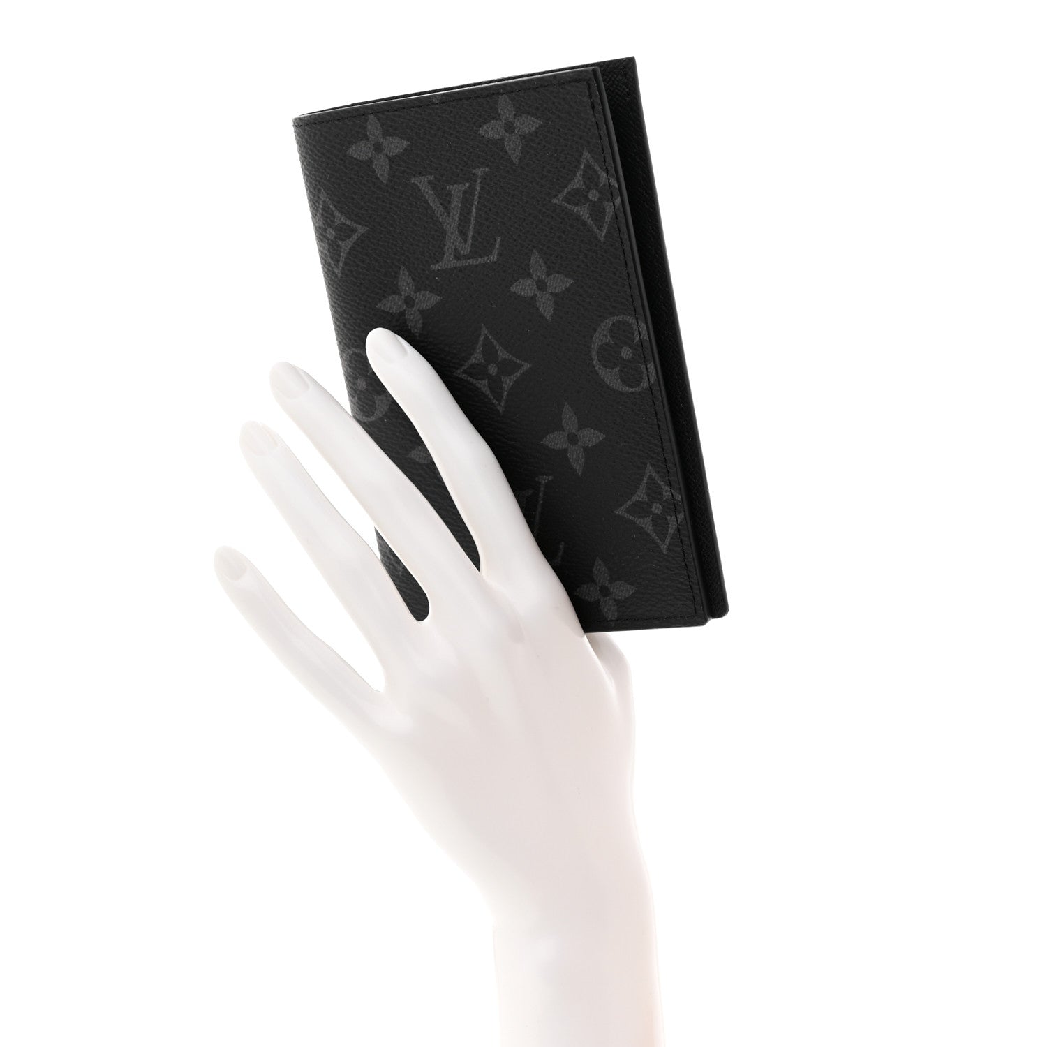 Louis Vuitton Monogram Eclipse Passport Cover 2 of 7