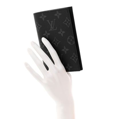 Louis Vuitton Monogram Eclipse Passport Cover 2 of 7