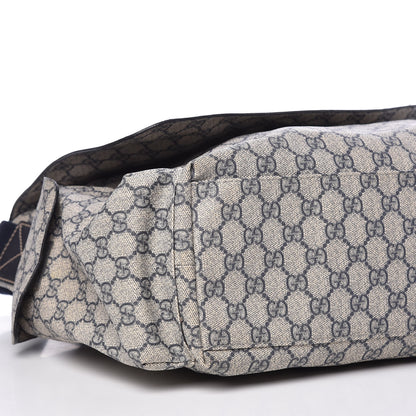 Gucci GG Plus Monogram Messenger Diaper Bag Navy 11 of 17