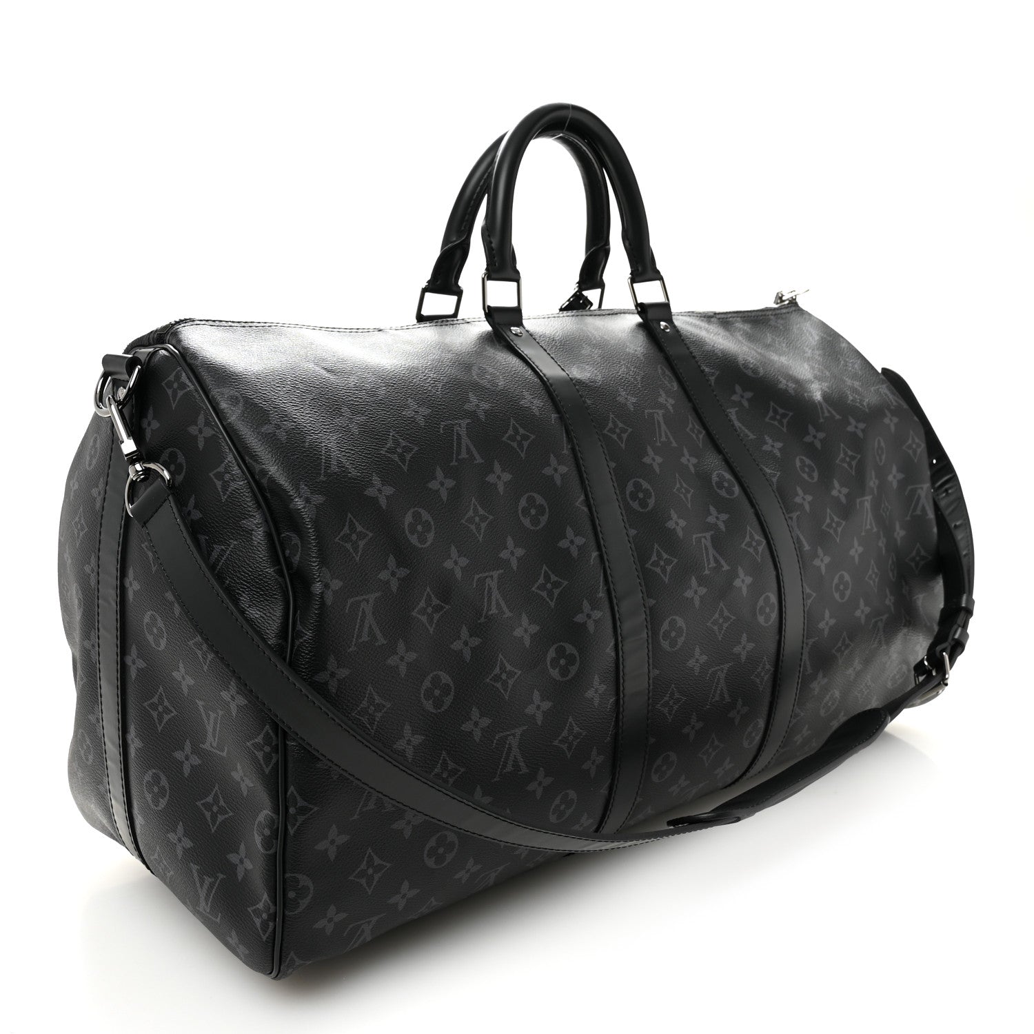 Louis Vuitton Monogram Eclipse Keepall Bandouliere 55 2 of 8