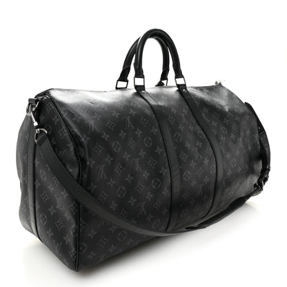 Louis Vuitton Monogram Eclipse Keepall Bandouliere 55 2 of 8