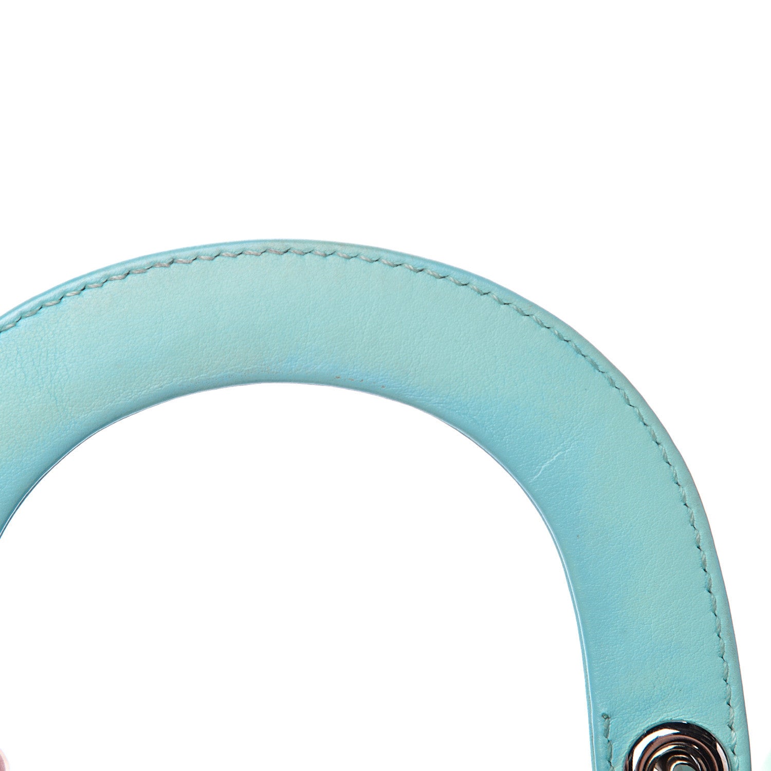 Christian Dior Smooth Calfskin Mini Diorissimo Tote Light Blue 13 of 15