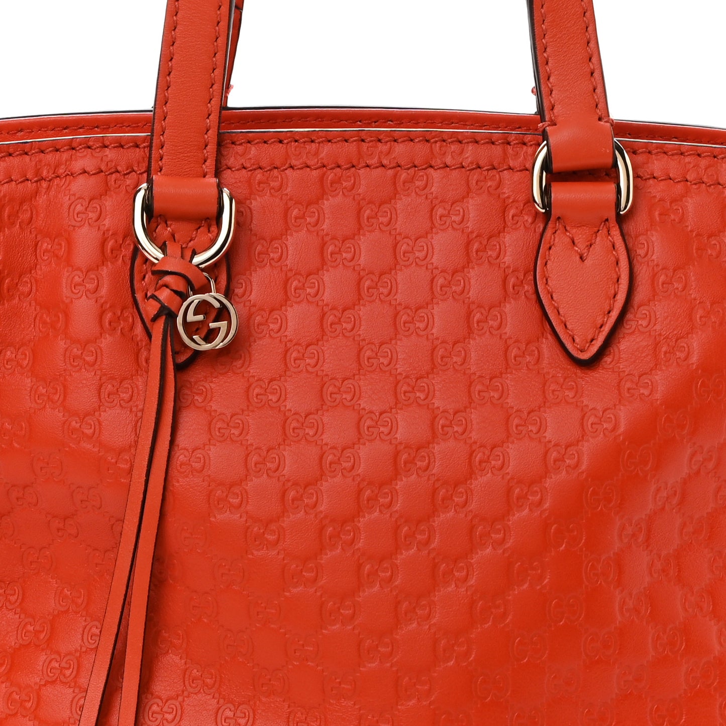 Microguccissima Small Bree Tote Sun Orange