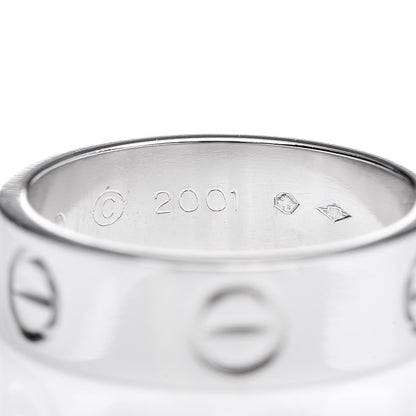 Cartier Platinum 5.5mm LOVE Ring 50 5.25 7 of 7