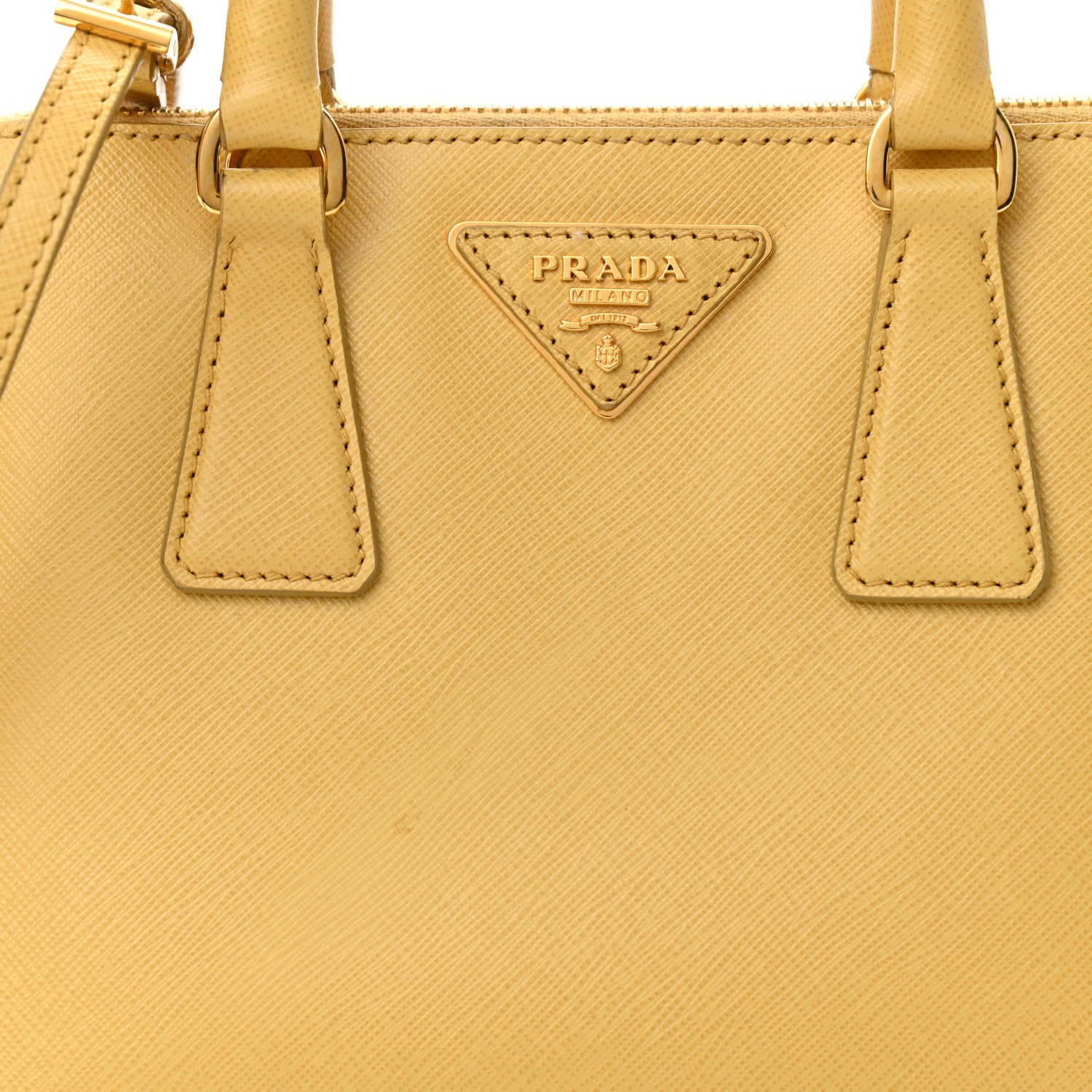Prada Saffiano Lux Small Promenade Tote Mimosa 10 of 16