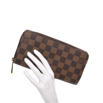 Louis Vuitton Damier Ebene Zippy Wallet 2 of 8